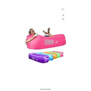 WEKAPO Portable Inflatable Lounger Air Sofa Chair Camping Accessories